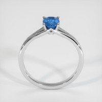 0.89 Ct. Sapphire Ring, 14K White Gold 3