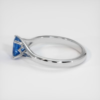 0.89 Ct. Sapphire Ring, 14K White Gold 4