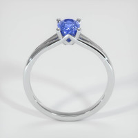 0.75 Ct. Sapphire Ring, 14K White Gold 3