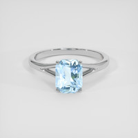 2.02 Ct. Gemstone Ring, 14K White Gold 1
