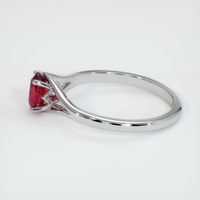 0.63 Ct. Ruby Ring, 14K White Gold 4