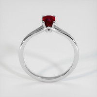 0.70 Ct. Ruby Ring, 14K White Gold 3