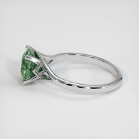 2.23 Ct. Green Sapphire Ring, 14K White Gold 4