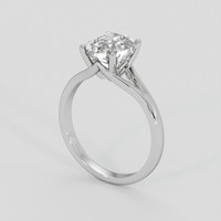 2.55 Ct. White Sapphire Ring, 14K White Gold 2