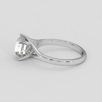 2.55 Ct. White Sapphire Ring, 14K White Gold 4