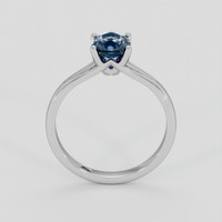 1.27 Ct. Blue Sapphire Ring, 14K White Gold 3