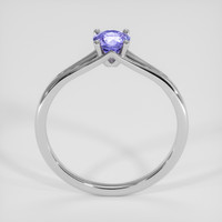 0.75 Ct. Purple Sapphire Ring, 14K White Gold 3