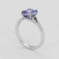 2.53 Ct. Bi Color Sapphire Ring, 14K White Gold 2