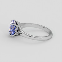 2.53 Ct. Bi Color Sapphire Ring, 14K White Gold 4