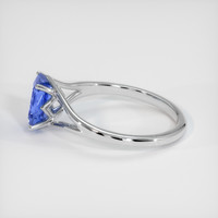 1.03 Ct. Bi Color Sapphire Ring, 14K White Gold 4