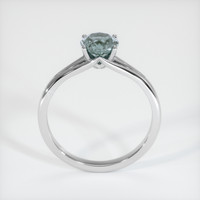 1.33 Ct. Sapphire Ring, 14K White Gold 2