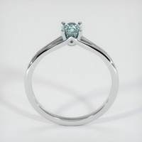 0.55 Ct. Sapphire Ring, 14K White Gold 3