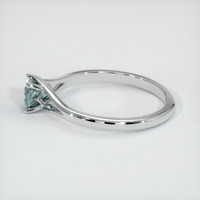 0.55 Ct. Sapphire Ring, 14K White Gold 4