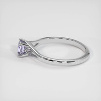 0.80 Ct. Sapphire Ring, 14K White Gold 4