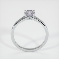 0.88 Ct. Grey Sapphire Ring, 14K White Gold 3