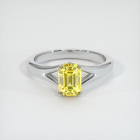 1.93 Ct. Sapphire Ring, 14K White Gold 1