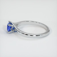 0.79 Ct. Sapphire Ring, 18K White Gold 4