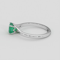 1.45 Ct. Emerald Ring, 18K White Gold 4