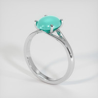 1.30 Ct. Gemstone Ring, 18K White Gold 2