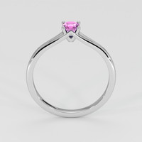 0.42 Ct. Purple Sapphire Ring, 18K White Gold 3