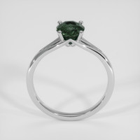 1.30 Ct. Green Sapphire Ring, 18K White Gold 3