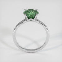 2.23 Ct. Green Sapphire Ring, 18K White Gold 3