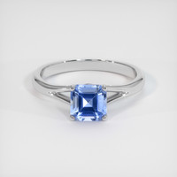 1.34 Ct. Sapphire Ring, 18K White Gold 1