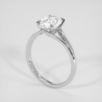 1.99 Ct. White Sapphire Ring, 18K White Gold 2