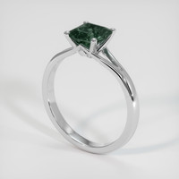 1.32 Ct. Sapphire Ring, 18K White Gold 2