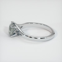 2.00 Ct. Sapphire Ring, 18K White Gold 4