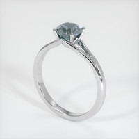 1.33 Ct. Sapphire Ring, 18K White Gold 3