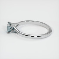 0.52 Ct. Sapphire Ring, 18K White Gold 4