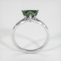 1.23 Ct. Green Sapphire Ring, 18K White Gold 3