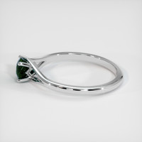 0.94 Ct. Sapphire Ring, 18K White Gold 4
