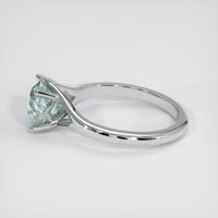 1.92 Ct. Sapphire Ring, 18K White Gold 4