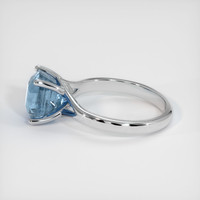 3.48 Ct. Sapphire Ring, 18K White Gold 4