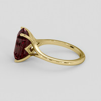 6.74 Ct. Red Almandine Garnet Ring, 10K Yellow Gold 4