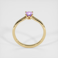 0.42 Ct. Purple Sapphire Ring, 10K Yellow Gold 3
