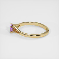 0.42 Ct. Purple Sapphire Ring, 10K Yellow Gold 4