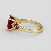 4.02 Ct. Ruby Ring, 10K Yellow Gold 4
