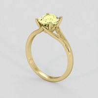 2.00 Ct. Yellow Sapphire Ring, 10K Yellow Gold 2