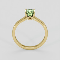 1.18 Ct. Green Sapphire Ring, 10K Yellow Gold 3