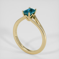 1.15 Ct. Bi Color / Parti Sapphire Ring, 10K Yellow Gold 2