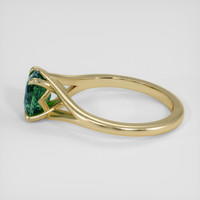 1.52 Ct. Bluish Green Sapphire Ring, 10K Yellow Gold 4