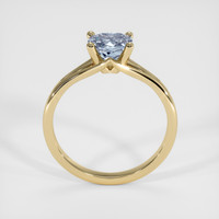 0.94 Ct. Greyish Blue Sapphire Ring, 10K Yellow Gold 3