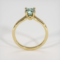 1.11 Ct. Greyish Blue Sapphire Ring, 10K Yellow Gold 3