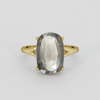 7.72 Ct. Yellowish Brown Zircon Ring, 14K Yellow Gold 1