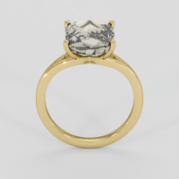 7.72 Ct. Yellowish Brown Zircon Ring, 14K Yellow Gold 3