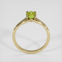 1.12 Ct. Yellowish Green Chrysoberyl Ring, 14K Yellow Gold 3