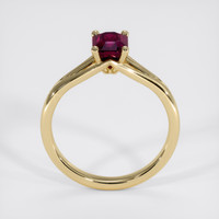 0.76 Ct. Ruby Ring, 14K Yellow Gold 3